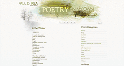 Desktop Screenshot of paulreapoetry.com