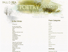 Tablet Screenshot of paulreapoetry.com